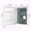 Armoire à pharmacie 24 po x 30 po à miroir sans cadre avec bords biseautés-1956335342