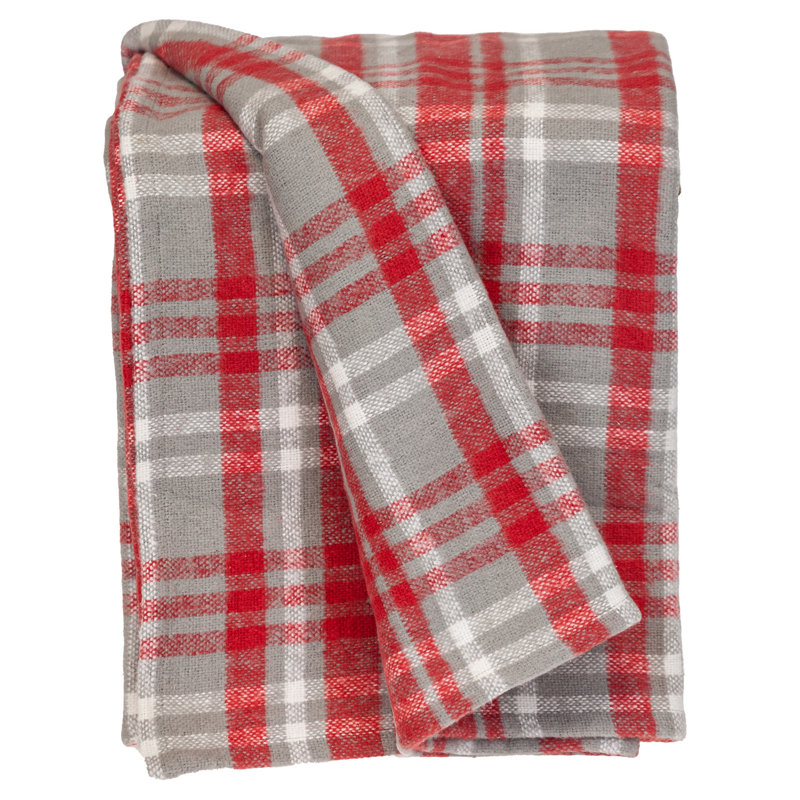 Jeté rectangulaire à motif écossais transitionnel 50 po x 65 po Parkland Collection