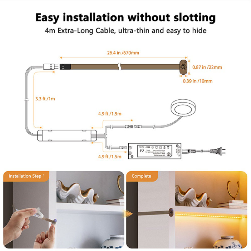 TS34 12V/24V Touch Dimmer For LED Lights