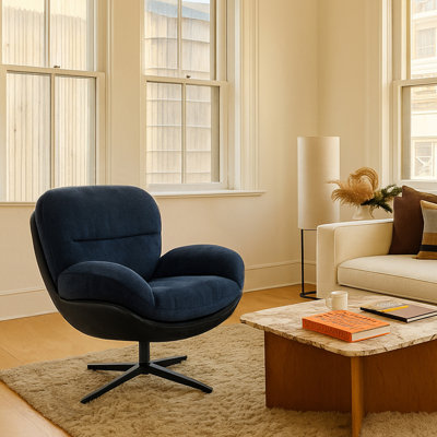 Modern 360° Swivel Lounge Chair – Ultra-Plush Comfort With Contemporary Flair by George Oliver