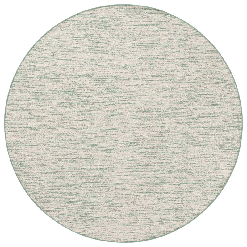 Shanetha Handwoven Recycled Cotton Rug, Round 6'