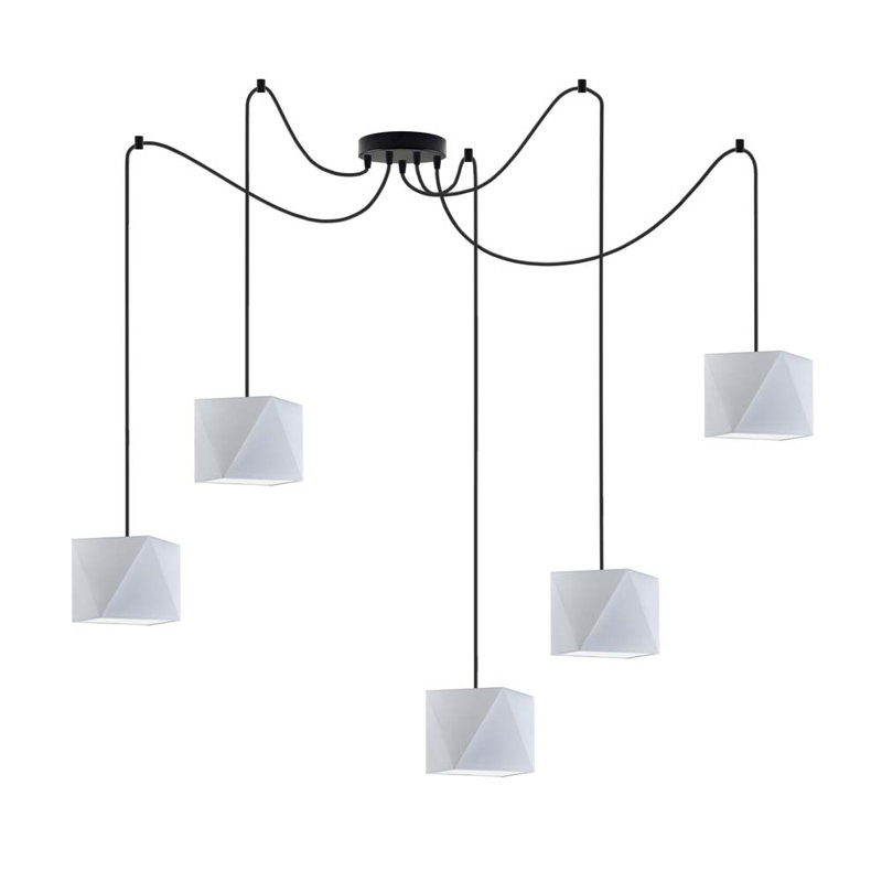Thursa 5 - Light Pendant, Light Grey