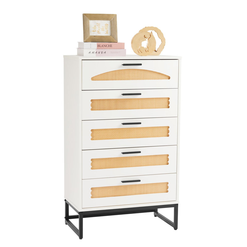 62 cm W Chest of 5 Drawers