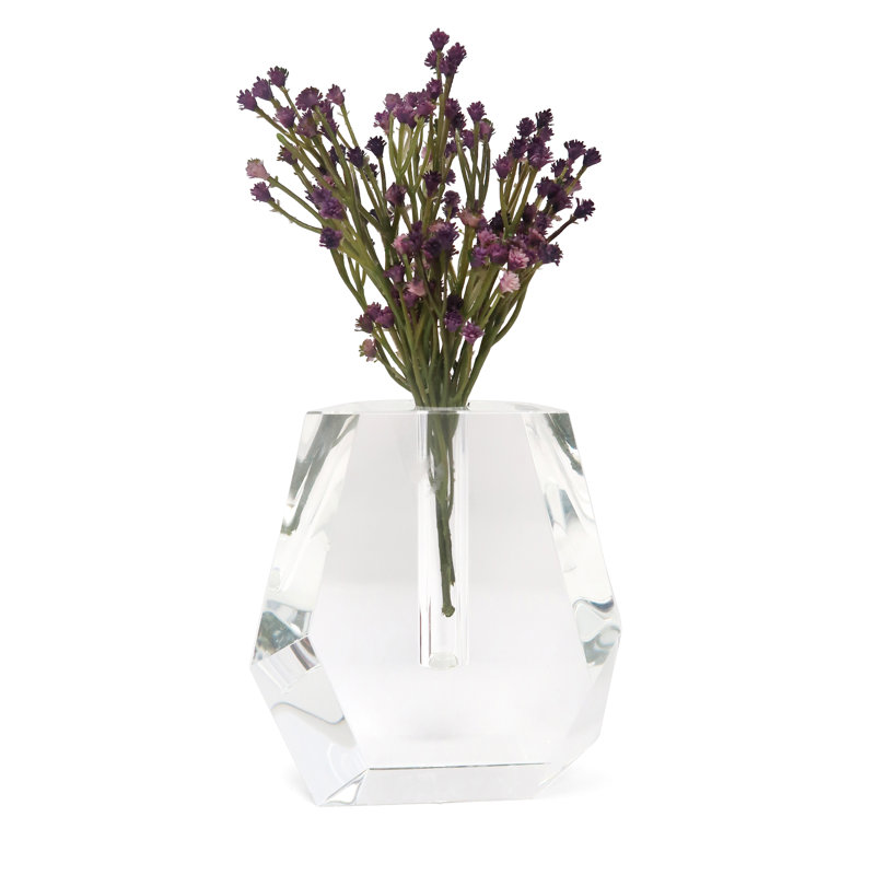 Vase de table Gatian, H 6 po x l 5,50 po x P 1,50 po