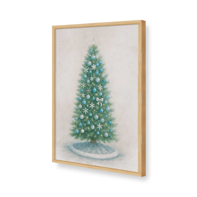 Frosted Elegance Art Print, 24" x 36", American Maple