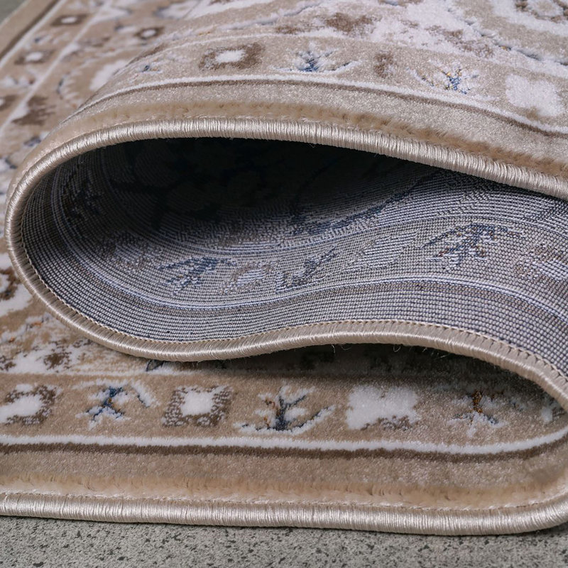 Tapis turc Alonta-Crème, Rectangle 5 pi 3 po x 7 pi 2 po