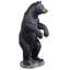 Statue d'ours noir debout