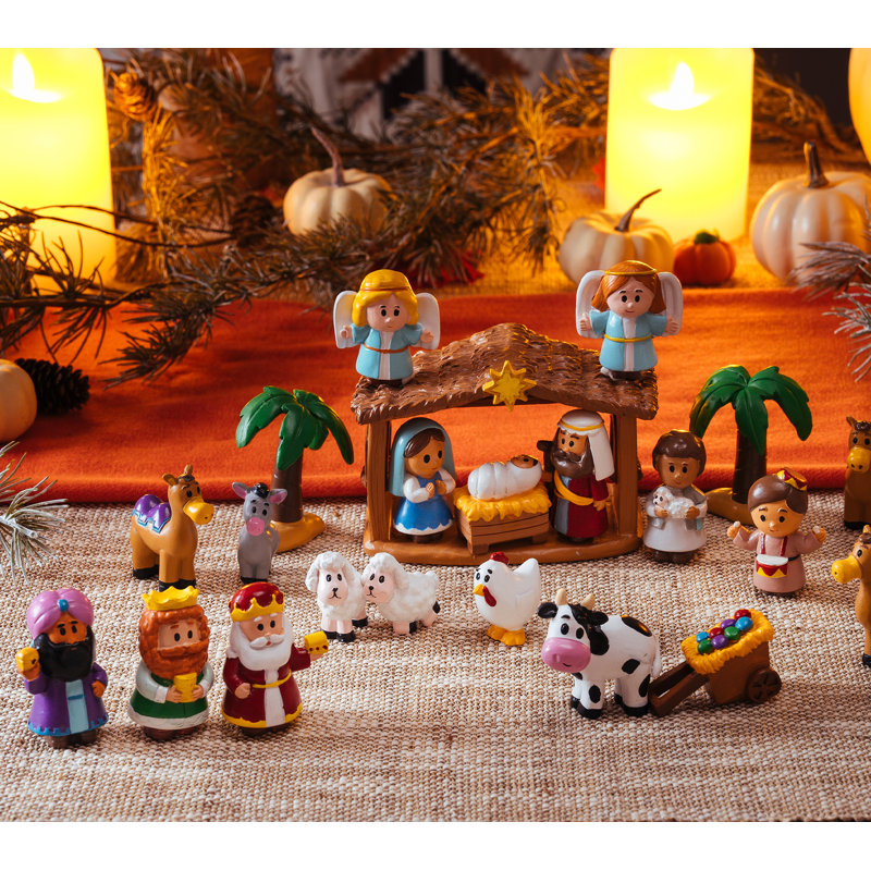 Figurine 23 pièces de Noël