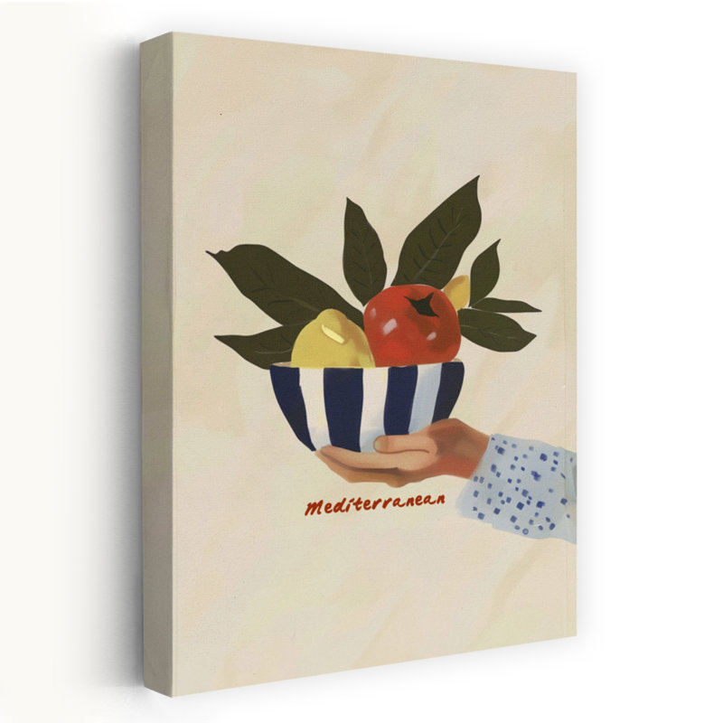 Art mural fruitier harmonieux, H 24 po x l 16 po