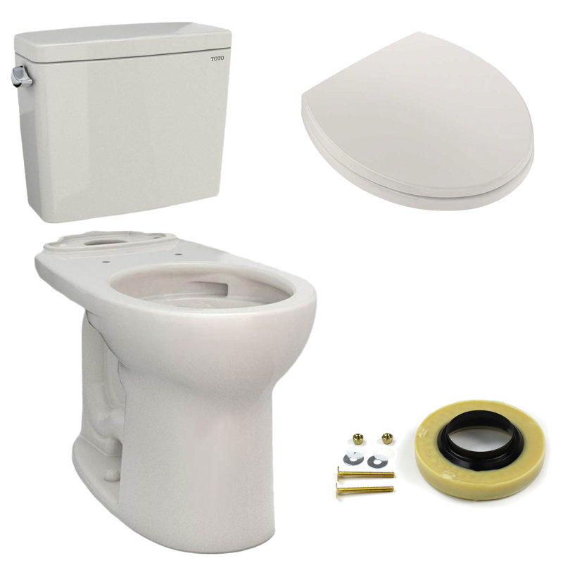 Drake® 1.28 (Water Efficient) Round Two-Piece Toilet, Sedona Beige