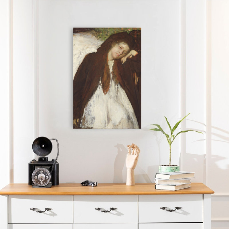 The Convalescent, C.1872-87 Impressionist Abstract Contemporary Portrait Wall Art Print - Print, 60.96cm H x 40.64cm W