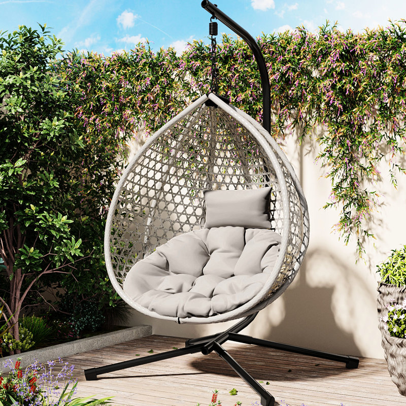 Chaise à accoudoirs polyvalente et apaisante - Base en fer, PE, réglable pour la tranquillité, Gris, Gris