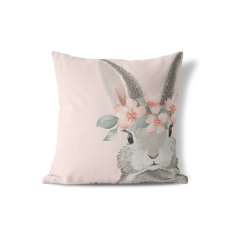 Coussin Bunny, H 16 po x l 16 po