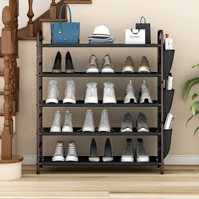 20 Pair Stackable Shoe Rack