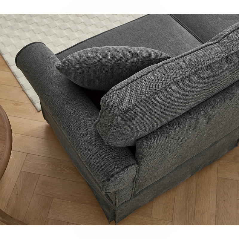 Modular Sectional Sofa Set, Dark Gray