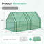 6'X3'x3' Mini Greenhouse, Includes 2 Covers