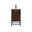 Eugene 18 " W Freestanding Standard 1 Single Vanity Bathroom Vanity With Engineered Marble Top-328485471