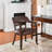 Porker Tufted Sponge Dining Chairs with Casters-49655581