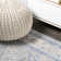Modern Persian Vintage Moroccan Traditional Gray/Blue Rug