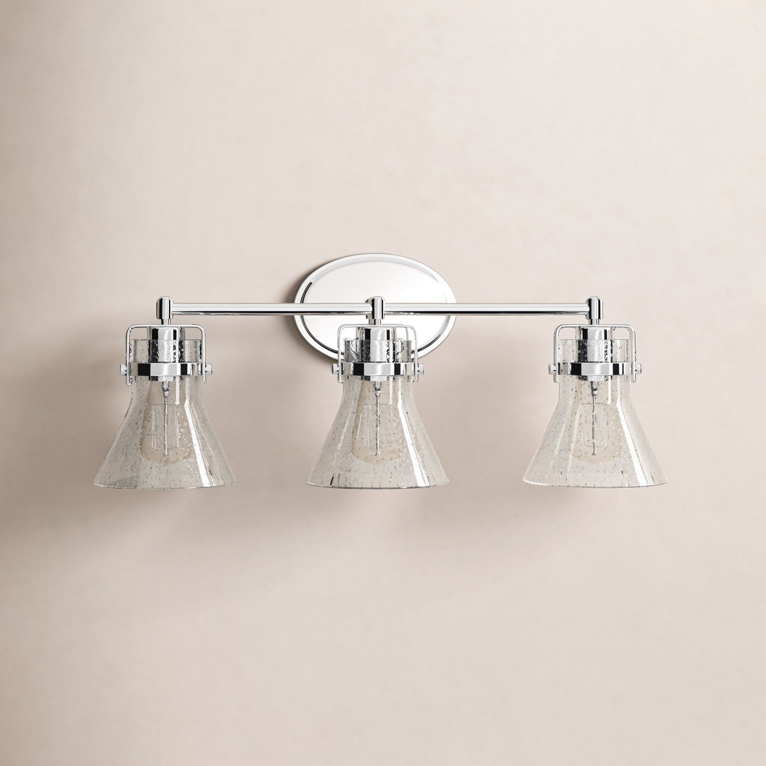Nare Dimmable Vanity Light, Yes, Polished Chrome, 4 Lights