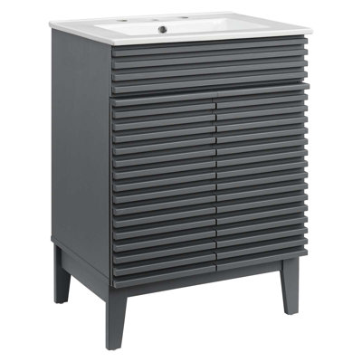 Meuble-lavabo 24 po Render par Modway