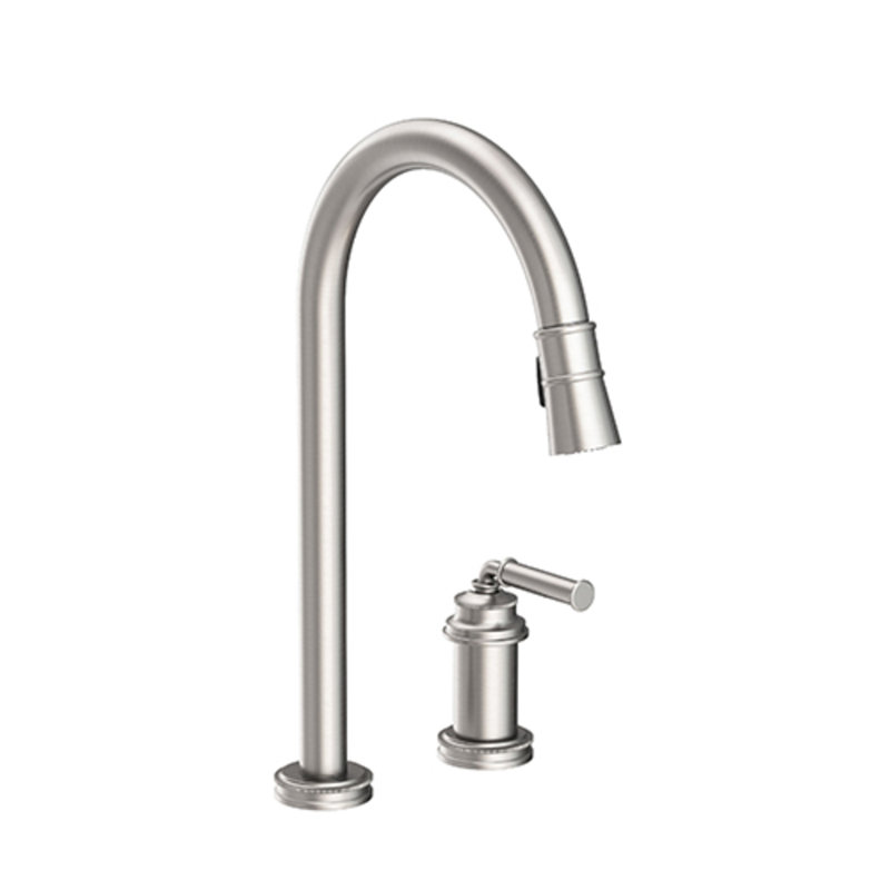 Taft Single Handle Pull Down Kitchen Faucet, Stainless Steel
