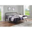 Lit de jour avec lit gigogne relevable et structure en métal 1 pièce-186299066