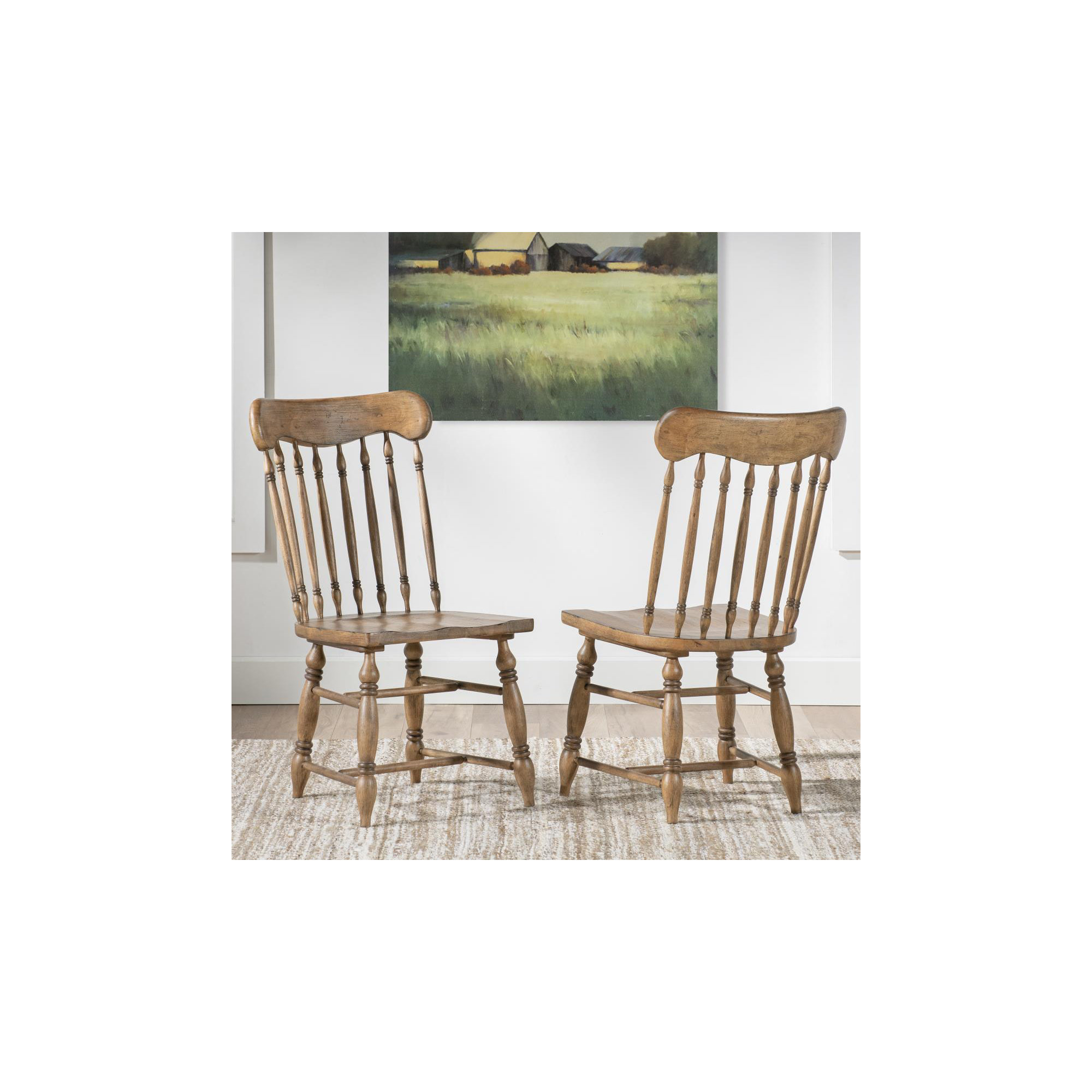Country Living Side Chair, Brown