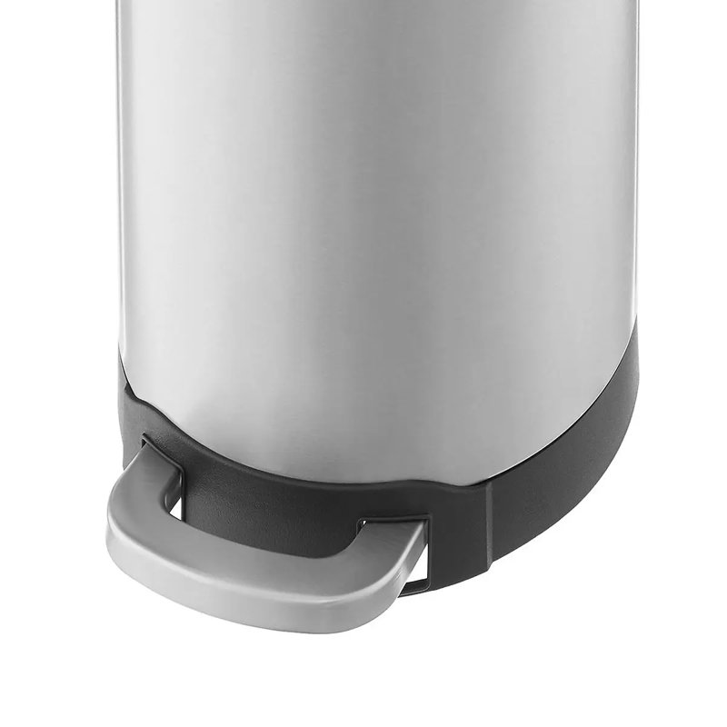Poubelle à pédale semi-ronde 1,6 gallon