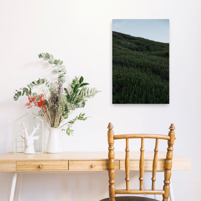 Green Hillside Serenity Peaceful Serene Tranquil Landscape Nature Wall Art Print