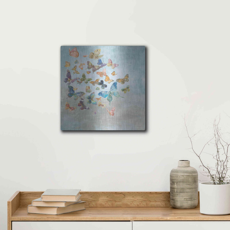 «Beautiful Butterflies V3 Square» par Danhui Nai, H 12 po x l 12 po