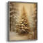 «Christmas Holiday Art», impression encadrée en bois massif-2128850101