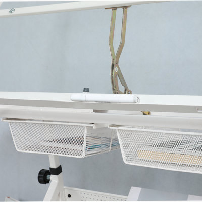38.5"x 23.6" Tempered Glass Drafting Table