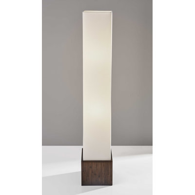 50'' Brown Column Floor Lamp