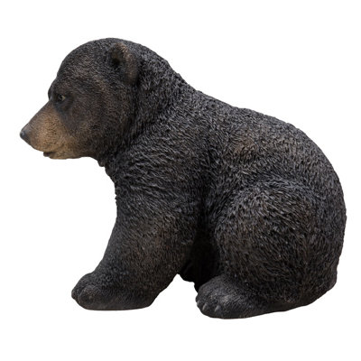 Seated Bear Cub Figurine