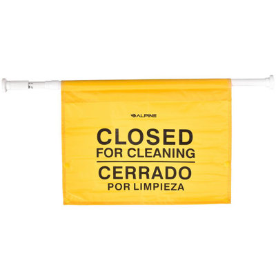 Closed for Cleaning Site Safety Hanging Sign