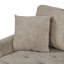 Canapé-lit escamotable en forme de L 82,6 po avec roulettes, ports USB, prises de courant pour le salon-1531440295