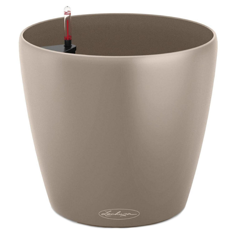 Classico Pot Planter, Sand Brown, 20.5cm H x 21.5cm W x 21.5cm D