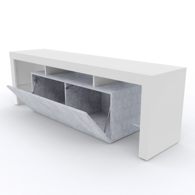 Cellan Unfinished TV Stand for TVs up to 75", Concrete