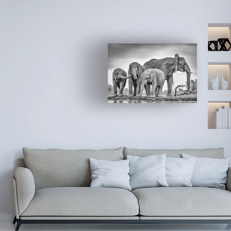 Art mural sur toile tendue - «A Giant Unity» de Jaco Marx pour décoration de salon, de chambre à coucher ou de bureau - 30 x 47