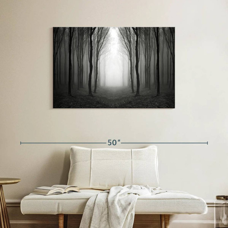 Alvord Dark Woods, 26" H x 39" W
