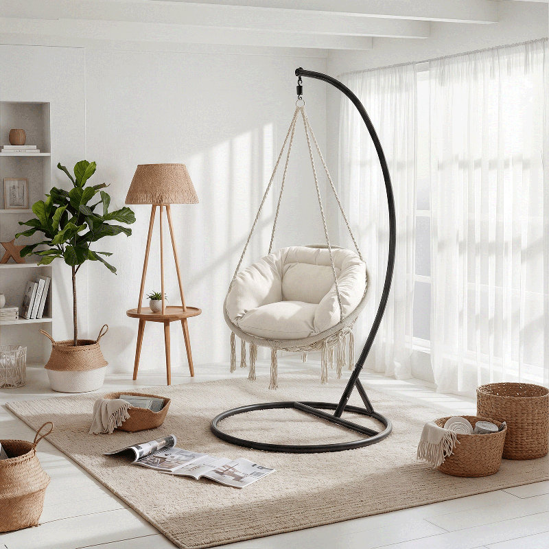 Ladouceur hammock chair, Beige, Beige