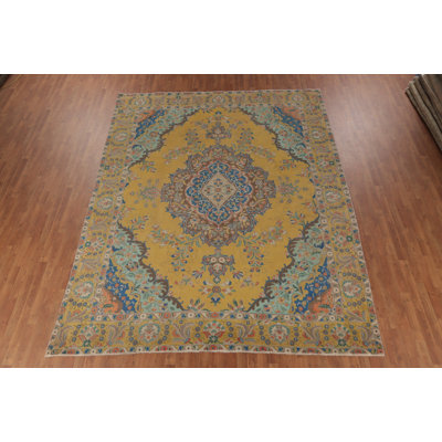 Traditional Wool Area Rug 9x12
