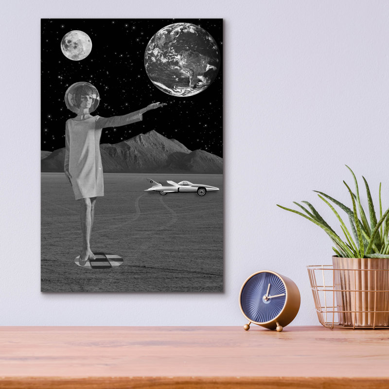 Winston Porter «On A Mission» par Elo Marc, art mural en verre acrylique, ACR-35459, H 16 po x l 12 po x P 0,13 po