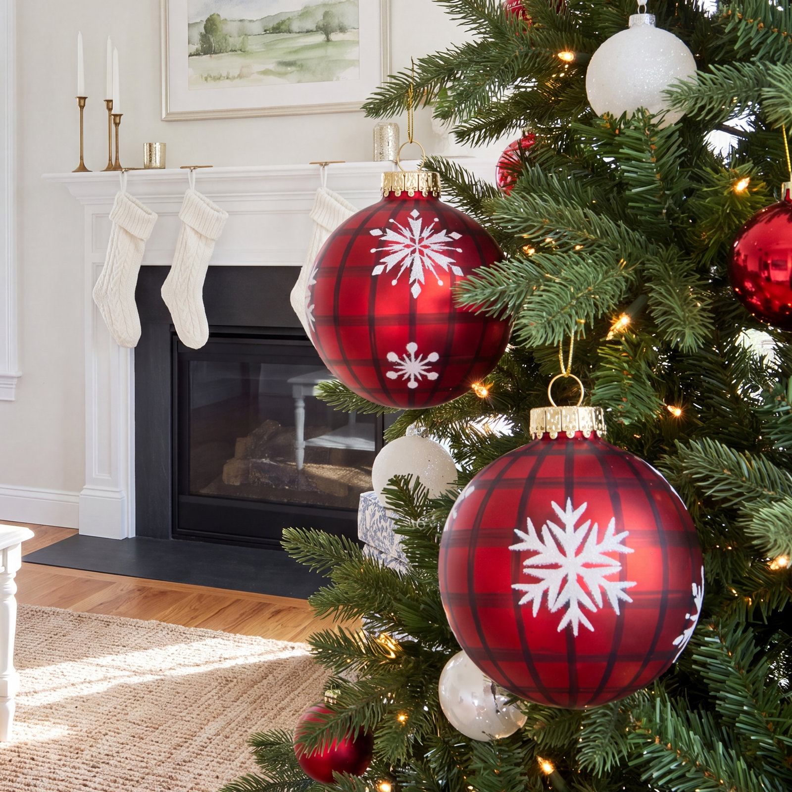 13" Glass Bauble