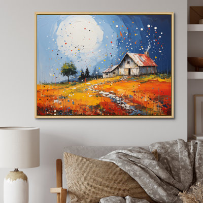 Mastan " Farmhouse Farmstead Abstractions Pointillism I "