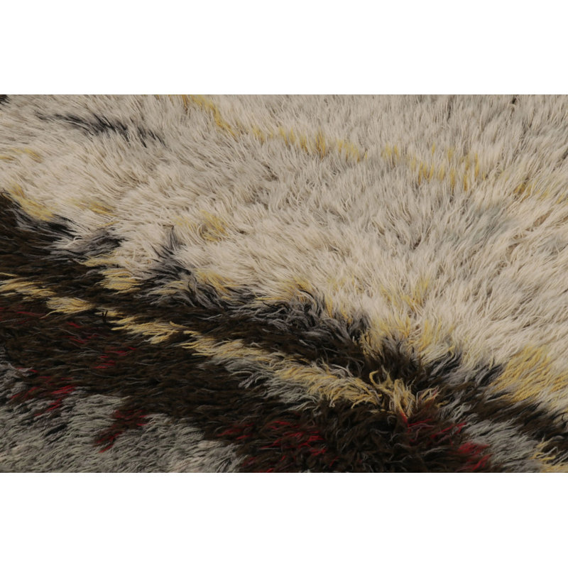 Vintage One-of-a-Kind 4'5" X 6'4" Hand Knotted Area Rug