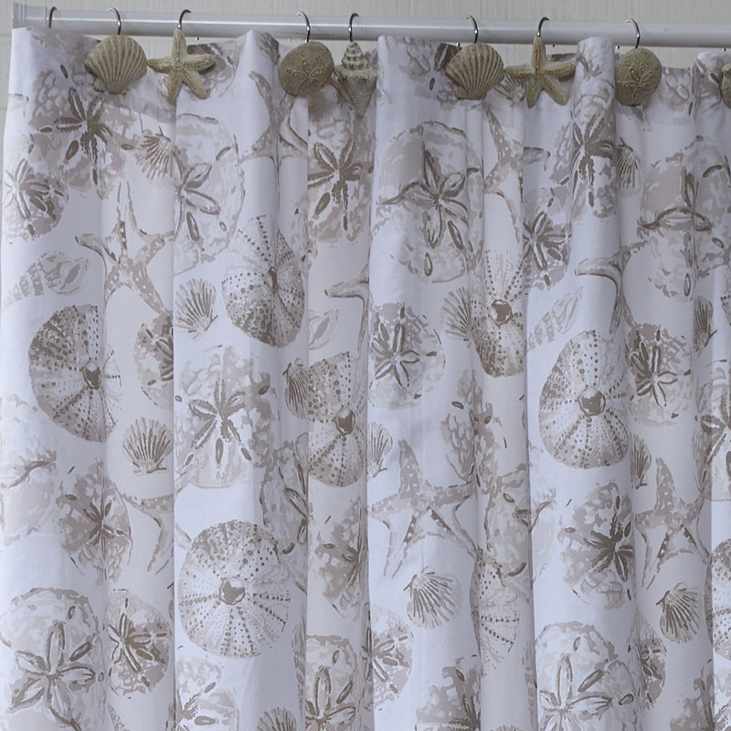 Red Barrel Studio® Beach Cove Shower Curtain