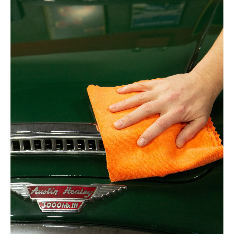 Chiffons de nettoyage en microfibre sans bord Smart Edge (paquet de 12), Orange