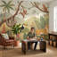 Papier peint jungle animaux tropicaux-589870255-589870248